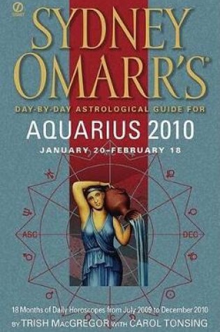 Cover of Sydney Omarr's Day-By-Day Astrological Guide for Aquarius