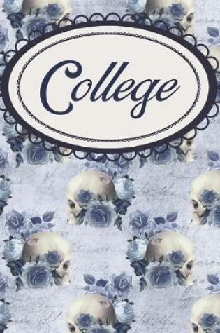 Cover of Gothic Roses Blue College Planner and Course Helper