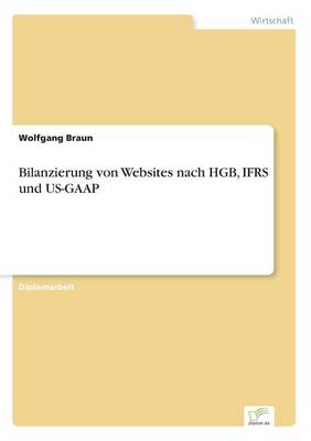 Book cover for Bilanzierung von Websites nach HGB, IFRS und US-GAAP