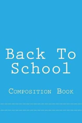 Cover of Back To School