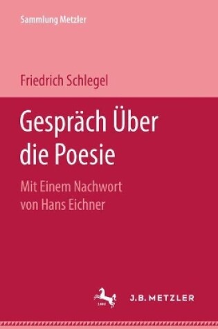 Cover of Gespräch Über die Poesie