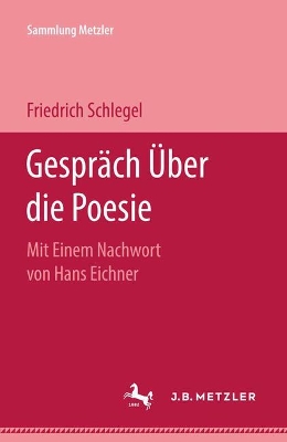 Book cover for Gespräch Über die Poesie