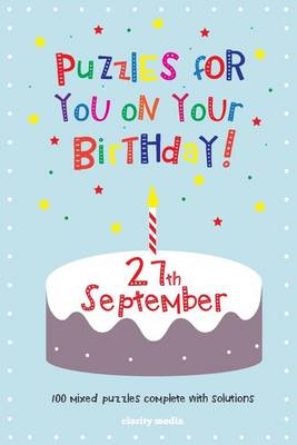 Book cover for Puzzles for you on your Birthday - 27th September