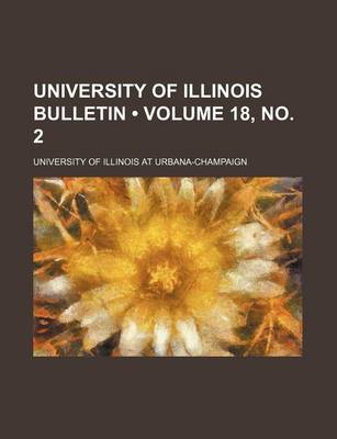 Cover of University of Illinois Bulletin