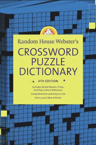 Cover of Random House Webster's Crossword Puzzle Dictionary, 4th Edition