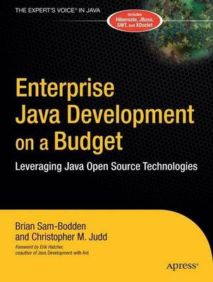 Book cover for Enterprise Java Development on a Budget