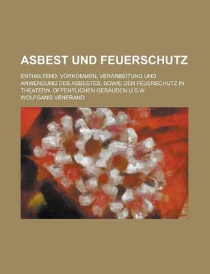 Book cover for Asbest Und Feuerschutz; Enthaltend