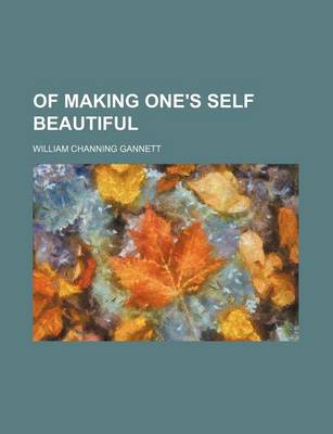 Book cover for Of Making One's Self Beautiful