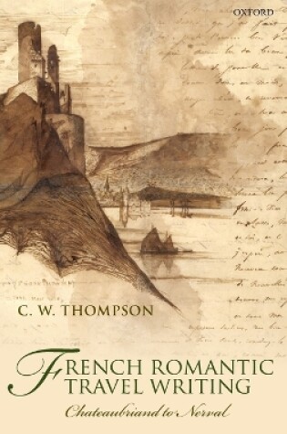 Cover of French Romantic Travel Writing