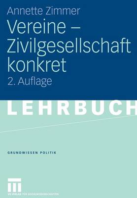 Book cover for Vereine - Zivilgesellschaft Konkret