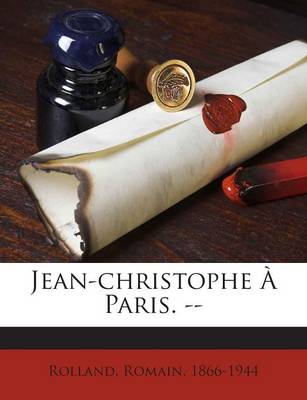 Book cover for Jean-christophe À Paris. --