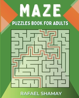 Book cover for Maze Puzzle Book for Adults