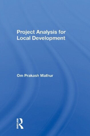 Cover of Project Analysis For Local Development