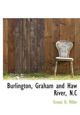 Book cover for Burlington, Graham and Haw River, N.C