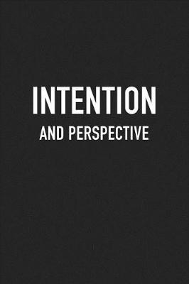 Book cover for Intention and Perspective