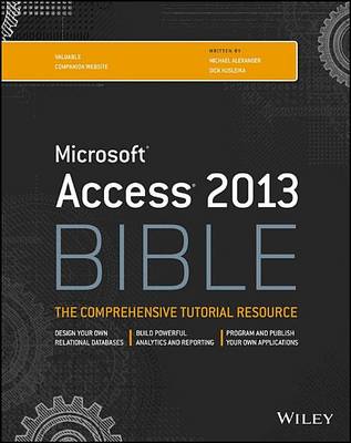 Book cover for Access 2013 Bible