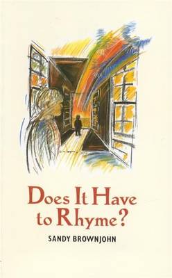 Book cover for Does it Have to Rhyme?