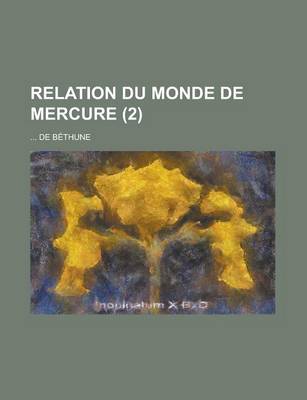 Book cover for Relation Du Monde de Mercure (2 )