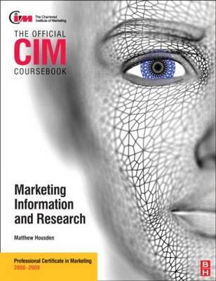 Book cover for Marketing Information and Research