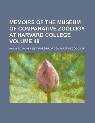 Book cover for Memoirs of the Museum of Comparative Zoology at Harvard College Volume 48