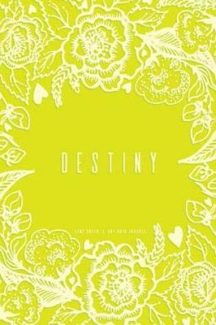 Cover of Destiny Journal, Dot Grid, Lime Green