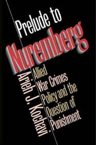 Cover of Prelude to Nuremberg