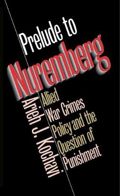 Book cover for Prelude to Nuremberg