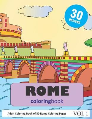 Book cover for Rome Coloring Book