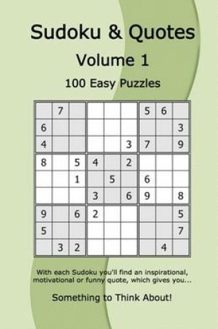 Cover of Sudoku & Quotes Volume 1