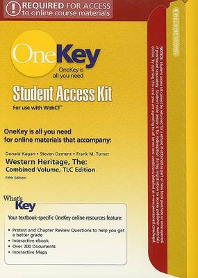 Book cover for WebCT, Student Access Kit, The Western Heritage, Combined Volume, TLC Edition