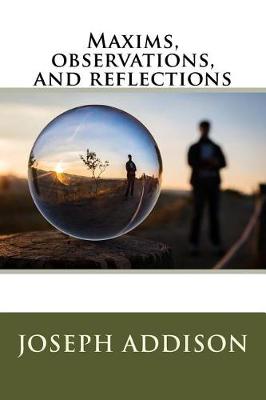 Book cover for Maxims, Observations, and Reflections