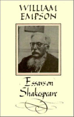 Book cover for William Empson: Essays on Shakespeare