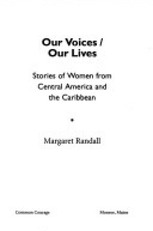 Cover of Our Voices, Our Lives