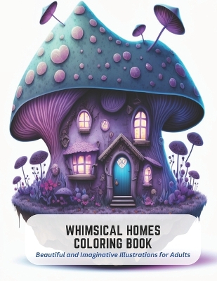 Book cover for Whimsical Homes Coloring Book