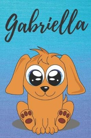 Cover of Gabriella dog coloring book / notebook / journal / diary