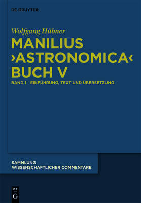 Cover of Manilius, Astronomica Buch V