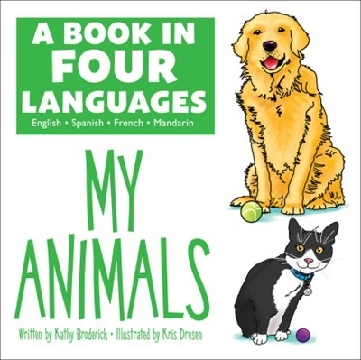 Book cover for A Book in Four Languages: My Animals