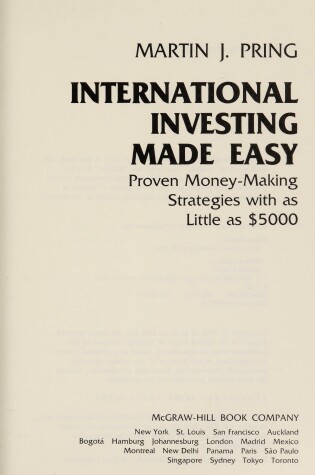 Cover of International Investing Made Easy