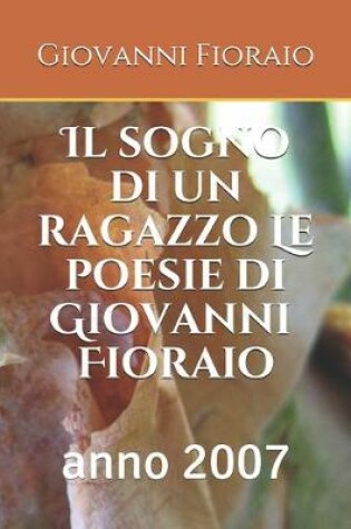 Cover of Il sogno di un ragazzo Le poesie di Giovanni Fioraio