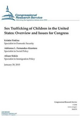 Cover of Sex Trafficking of Children in the United States