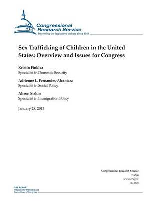 Book cover for Sex Trafficking of Children in the United States