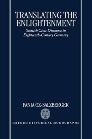 Cover of Translating the Enlightenment