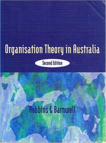 Book cover for Organisational Theory Australia