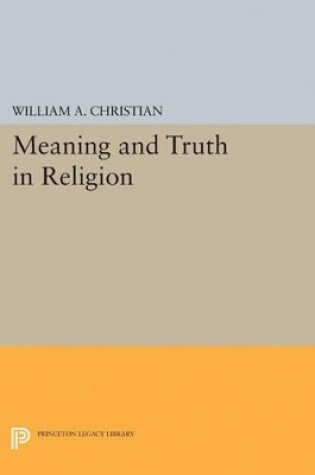 Cover of Meaning and Truth in Religion