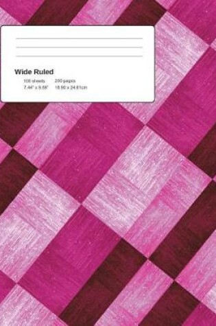 Cover of Pink Geometric Composition Notebook