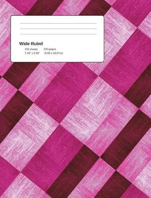 Book cover for Pink Geometric Composition Notebook