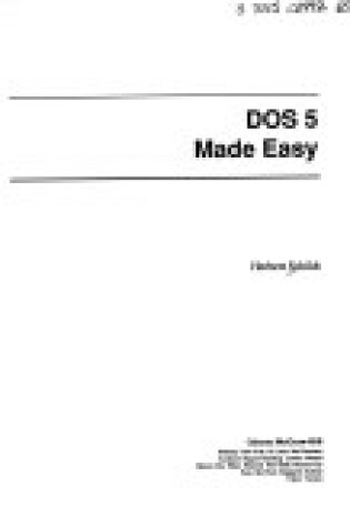 Cover of Disc Operating System 5 Made Easy