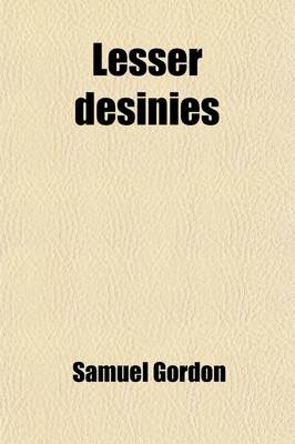 Book cover for Lesser Desinies