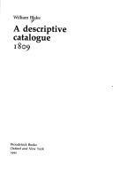 Book cover for A Descriptive Catalogue
