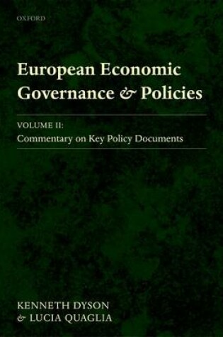 Cover of European Economic Governance and Policies